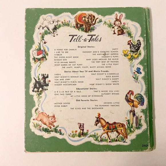 Vintage Lot of 4 Whitman Books Tell a Tale Sesame Street Donald Duck Winnie - Picture 13 of 16